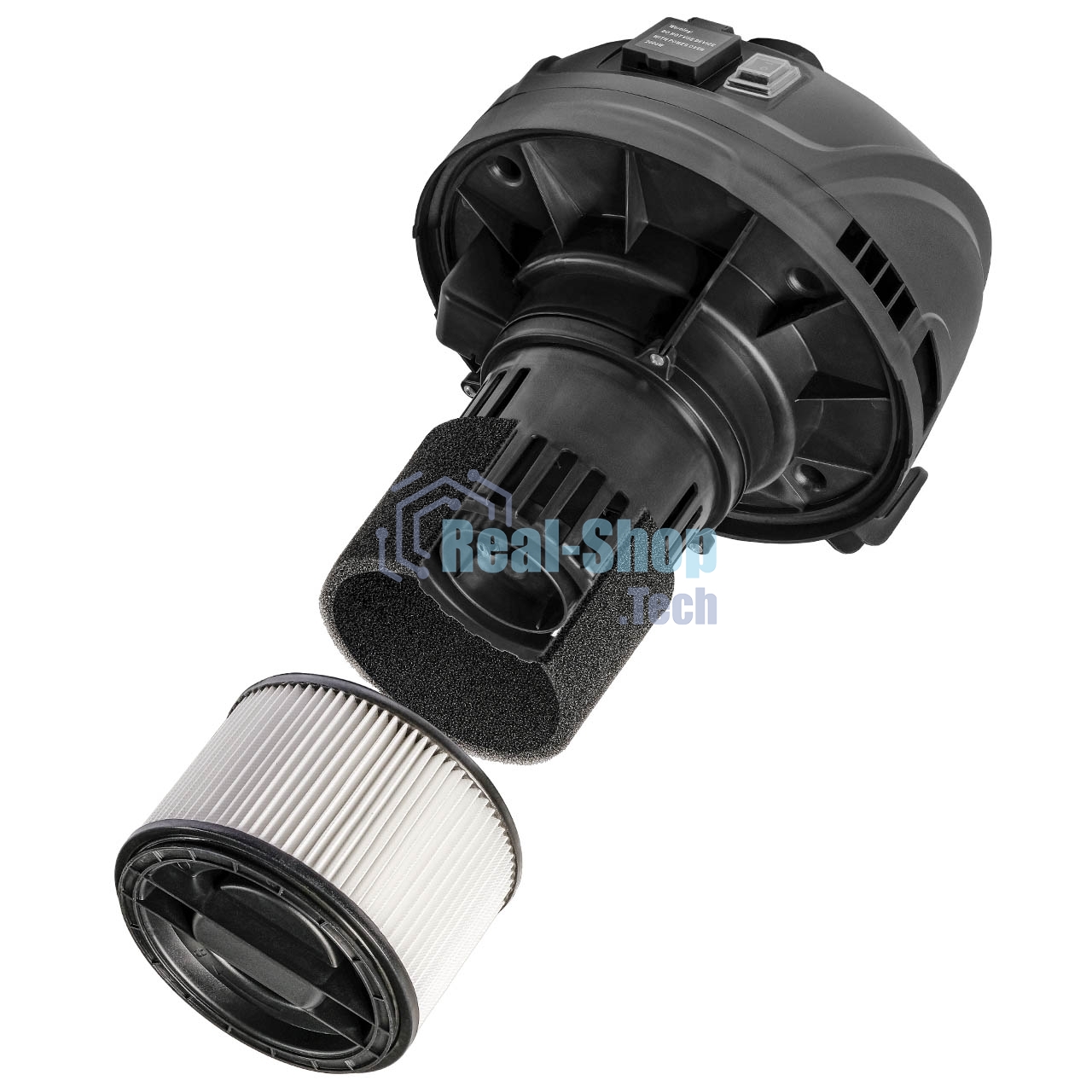 Строительный пылесос Bort BSS-1220-M (93417814) синий, 270/1200 Вт, уборка сухая/влажная, пылесборник мешок/контейнер, 20 л