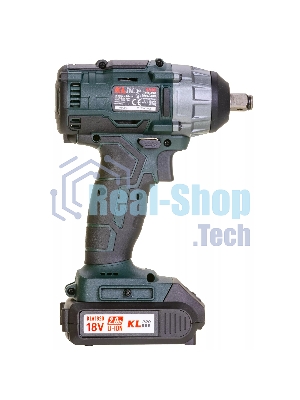 Профессиональный бесщеточный гайковерт аккумуляторный KLPRO KLSS18B-20 (18В, Li-ion-2шт, 2.0А·ч, 250Нм, 2 скорости, подсветка,З/У,в кейсе)