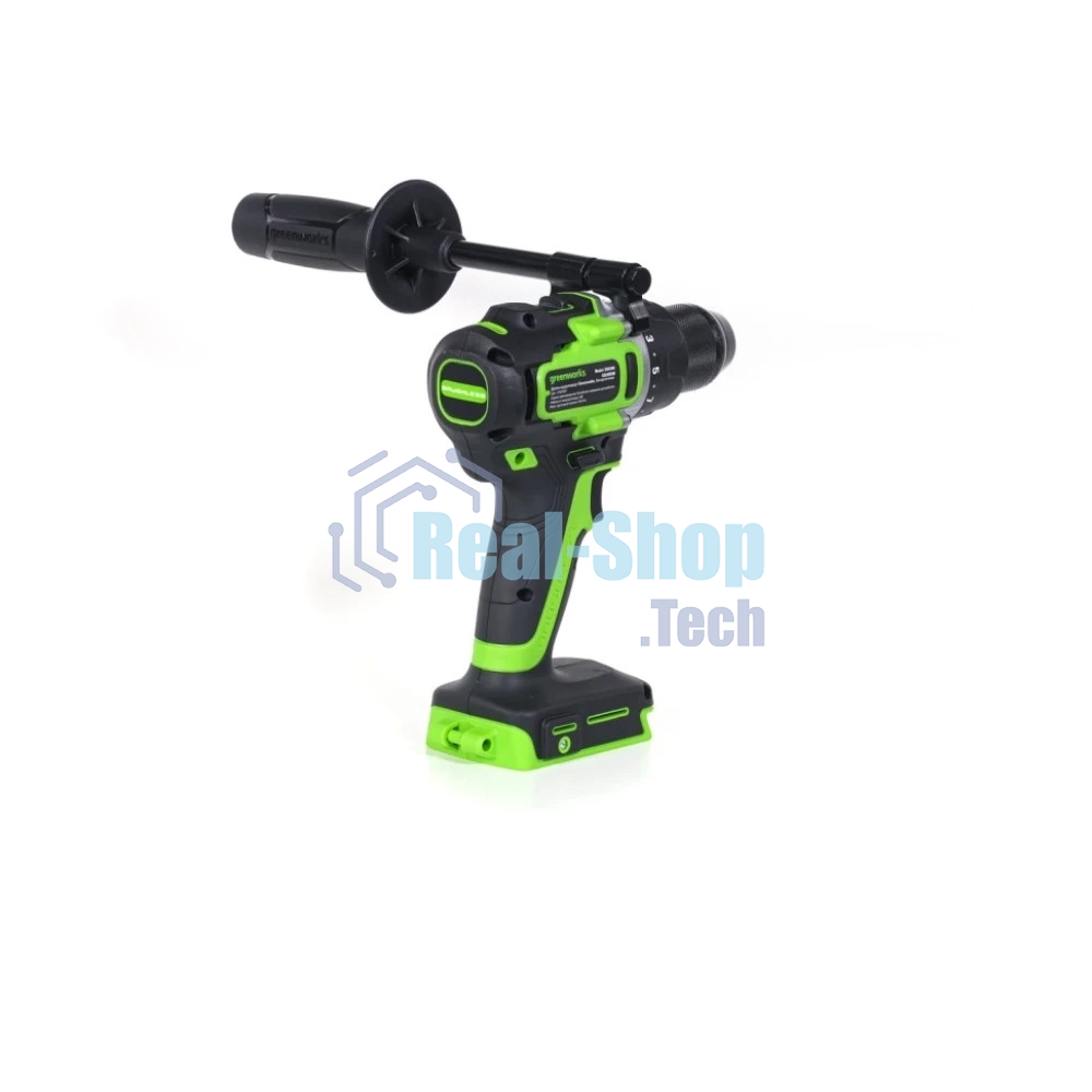 Дрель-шуруповерт GREENWORKS GD24DD90, 24 В, 0,9 Ач, 90 Нм, бесщеточный