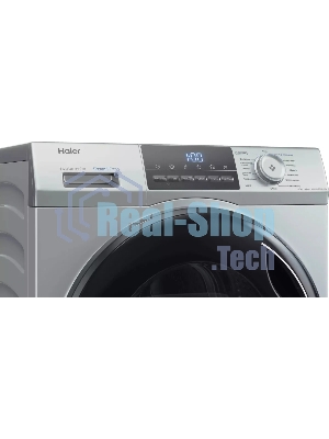 Стиральная машина Haier HWD80-BP14929S серебристый, загрузка фронтальная 8 кг, 1400 об/мин, класс B