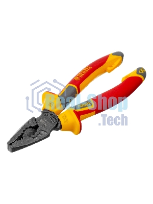 Плоскогубцы комбинированные Denzel диэлектрические трехкомпонентные рукоятки до 1000 В, 165 мм