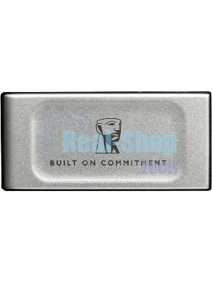 Внешний SSD Kingston XS2000, 1TB, USB 3.2 Gen 2x2 Type-C, R/W 2000/2000, серебристый