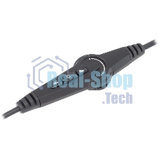 Гарнитура Oklick HS-L810G чёрный, проводная, USB, подсветка