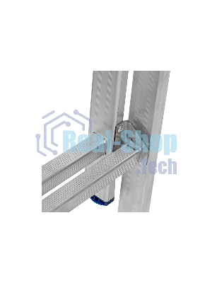 Лестница Сибртех, 3 х 12 ступеней, алюминиевая, трехсекционная