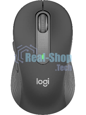Мышь беспроводная Logitech Signature M650 графитовый, 4000 dpi, радиоканал, Bluetooth, USB, кнопки - 5
