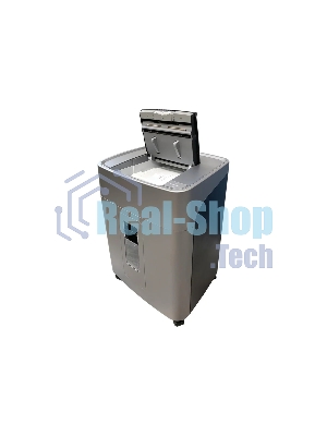 Шредер Office Kit SA375 серый/черный с автоподачей (секр.P-4) фрагменты 375лист. 42лтр. скрепки скобы пл.карты CD