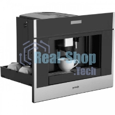 Кофемашина встраиваемая Gorenje CMA9200UX нержавеющая сталь/черный, исп. кофе - зерновой/молотый, 1.8 л, 1350 Вт, 15 бар