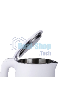 Чайник электрический Centek CT-1012 (белый) 1.5л, 2200Вт, двойные стенки, бесшовная колба, эффект термоса