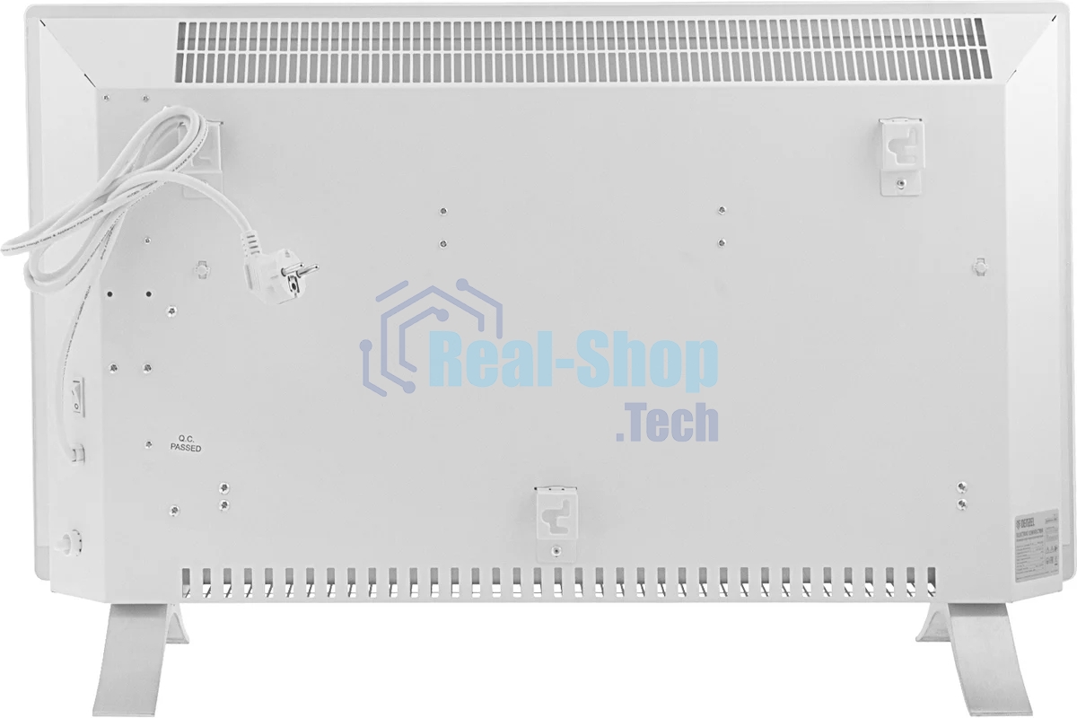 Конвектор Denzel OptiPrime-2000 белый, 2000 Вт, 25 м2, термостат, дисплей, WiFi