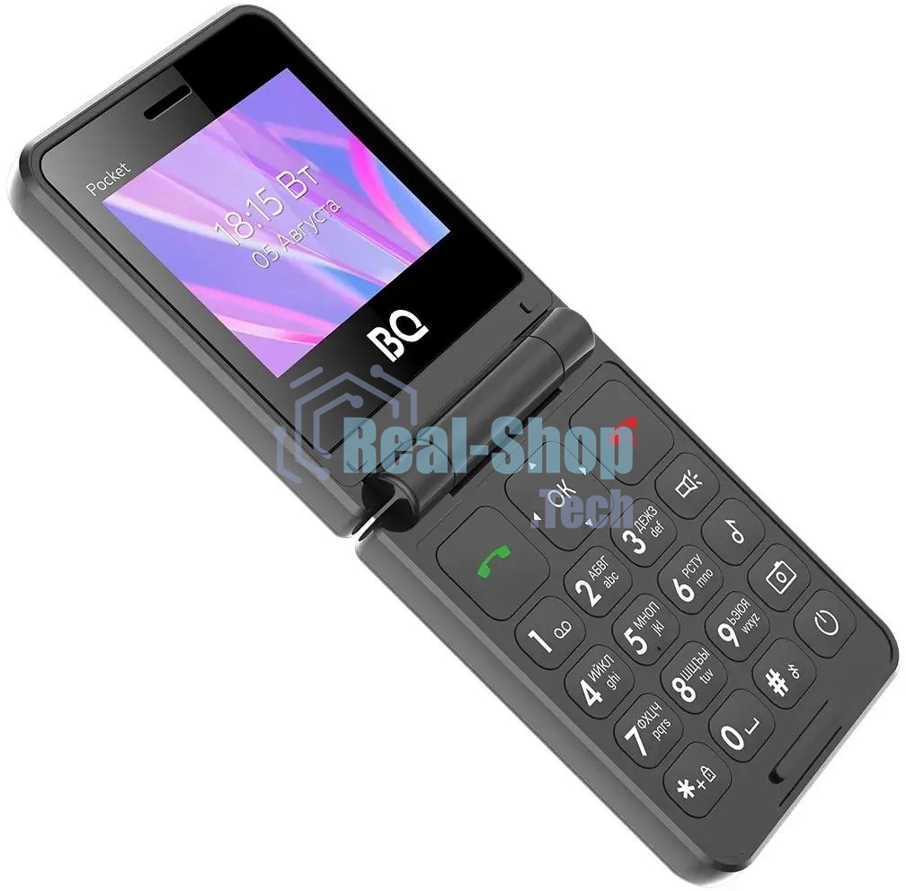 Мобильный телефон BQ 2456 Pocket черный
