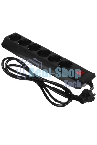 Сетевой фильтр SVEN Optima 1,8 м (6 розеток с защитными шторками) черный, цветная коробка