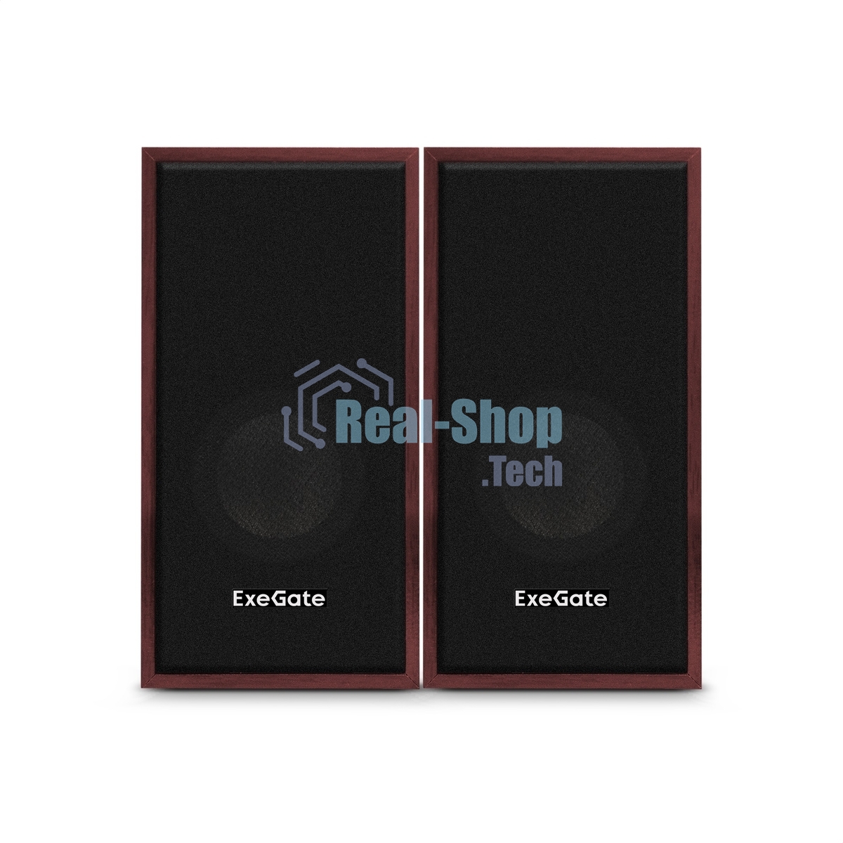 Акустическая система 2.0 ExeGate EX287059RUS Tango 314 (питание USB, 2х3Вт (12 Вт RMS), 80-20000Гц, темное дерево)