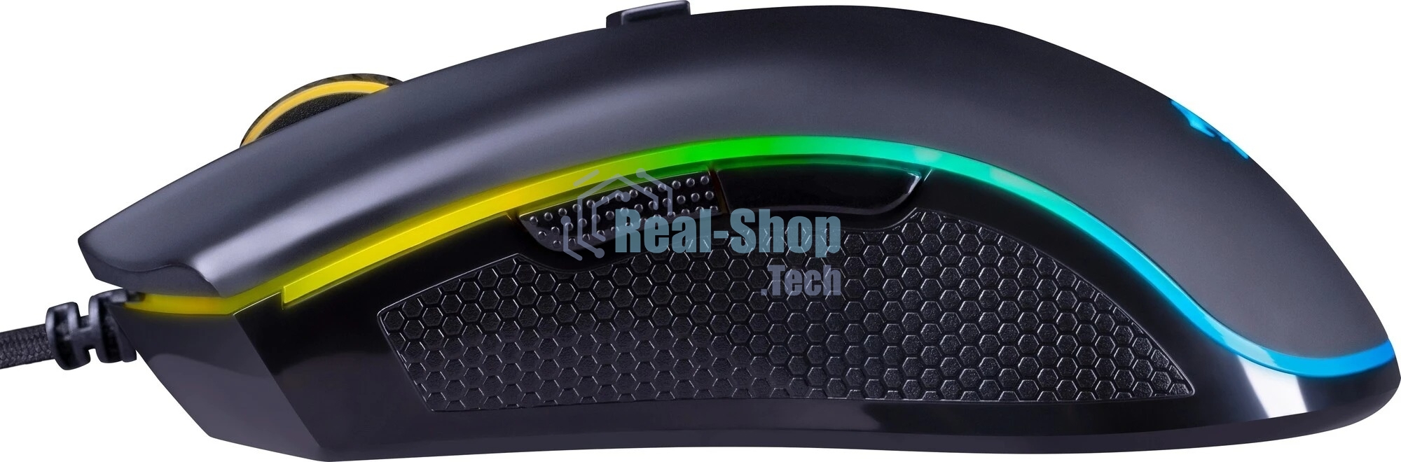 Мышь проводная Redragon Cypher, черный, 12800 dpi, USB, кнопки - 7