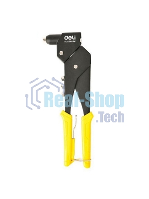 Заклепочник ручной поворотный Deli DL236911W поворот 0-360 град., 260мм, диаметр 2,4/3,2/4,0/4,8 мм