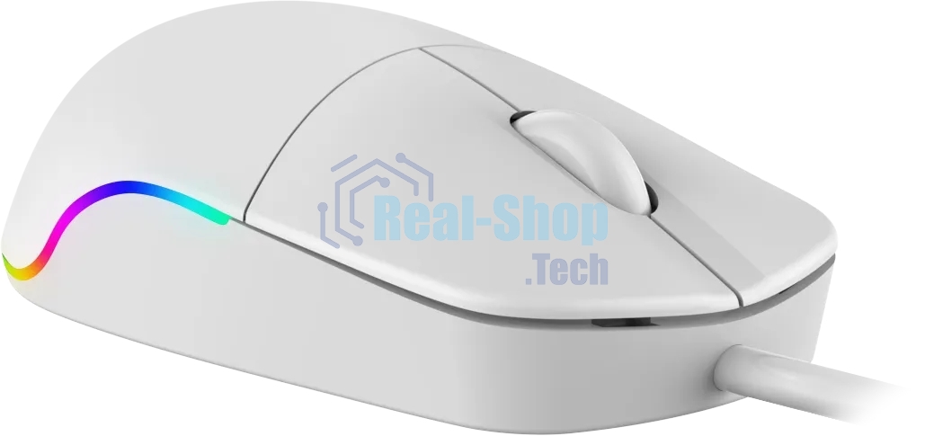 Мышь проводная Defender Azora MB-241 белый, 1200 dpi, USB, кнопки - 3