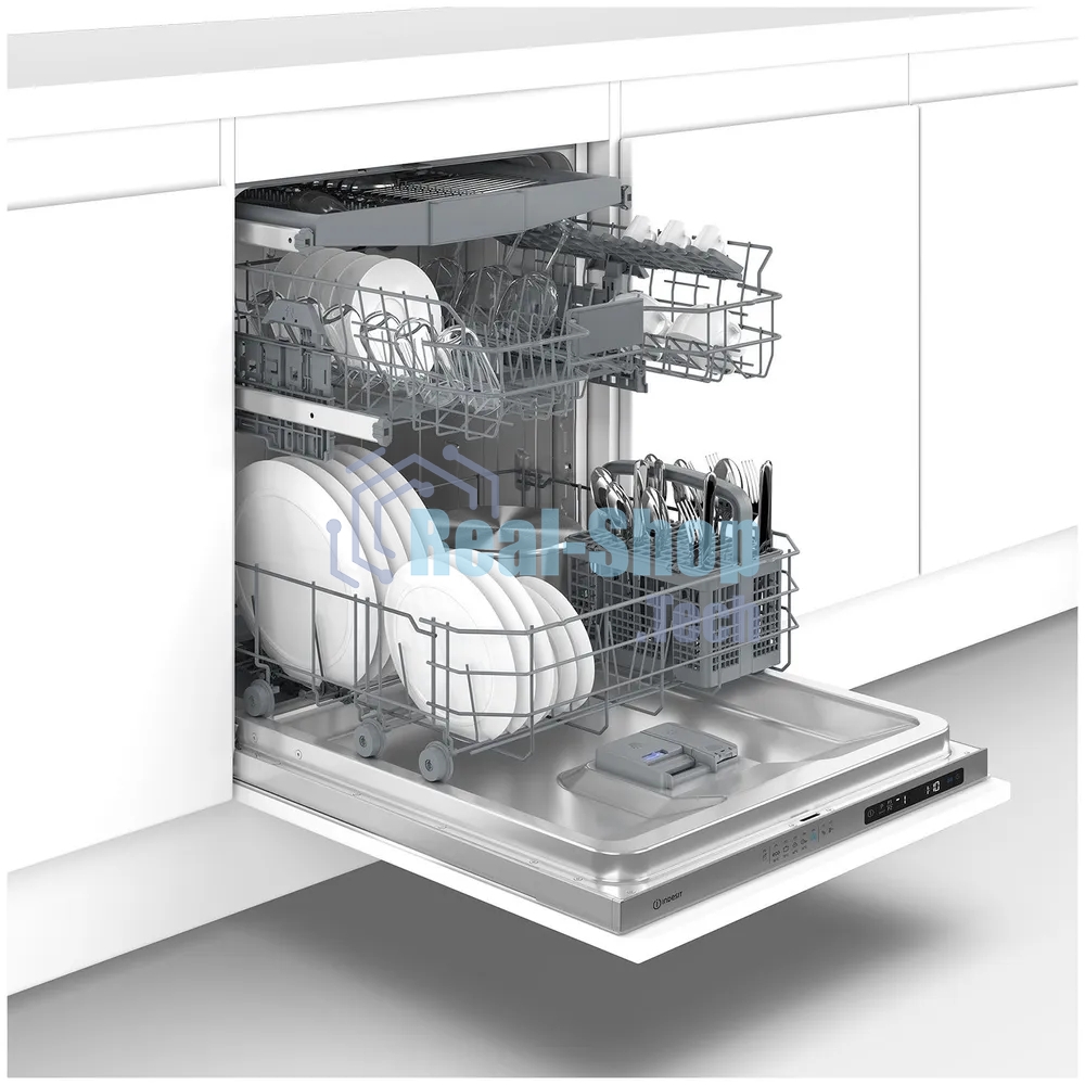 Встраиваемая посудомоечная машина Indesit DI 5C59, нержавеющая сталь, 59.8 см, 15 компл., 49 дБ, класс A