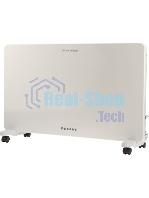 Конвектор Rexant 60-0111, белый, 2000 Вт, 25 м2, электронный термостат