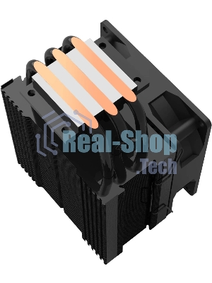 Кулер ZALMAN CNPS4X BLACK V2, 92мм FAN, 3 HEAT PIPES, 4-PIN PWM, 800-2000 RPM, 29DBA, HYDRO BEARING, LGA1851/1700, AM5/AM4, screw type installation