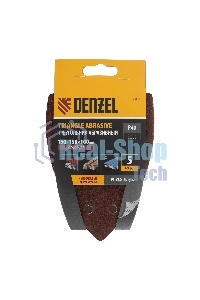 Треугольник абразивный Denzel на ворc. подложке под 