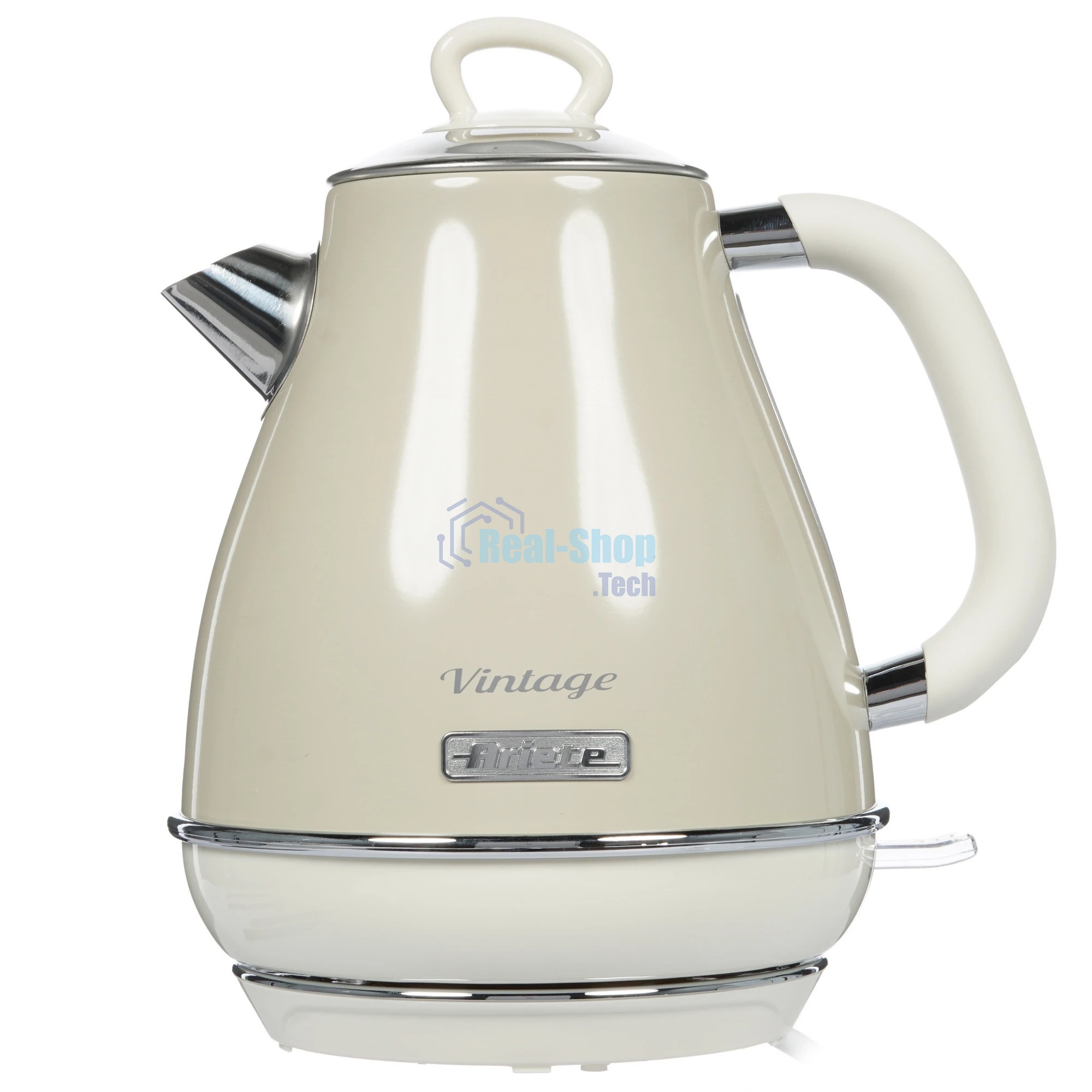 Чайник электрический Ariete Vintage 2869/03 2000 Вт, 1.7 л, бежевый
