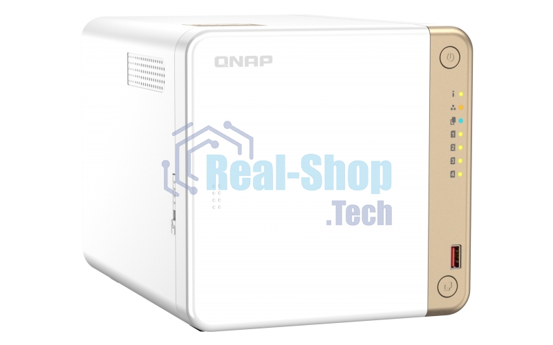 Сетевое хранилище NAS Qnap Original TS-462-4G 4-bay настольный Celeron N4505