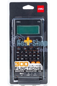 Калькулятор научный Deli E1720-black черный 12-разр.