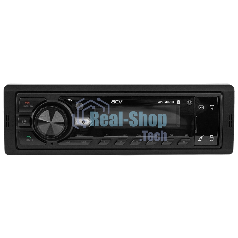 Автомагнитола ACV AVS-401UBR, 1 DIN, Bluetooth, USB Type-A, AUX