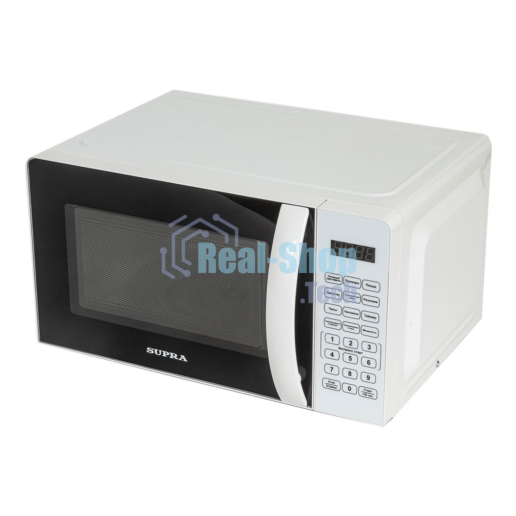 Микроволновая печь SUPRA 20SW25 белый, 20 л, 700 Вт, переключатели - сенсор