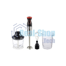 Блендер погружной Energy EN-141, 1200Вт, 2 скорости, стакан для смешивания, венчик, измельчитель