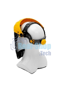 Щиток защитный лицевой с сеткой Denzel 