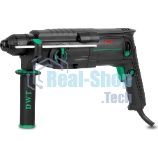 Перфоратор сетевой DWT SBHP08-26 BMC /800 Вт/3.7 Дж/до 5530 уд.в мин/до 1350 об.в мин/SDS-Plus/морозостойкий кабель/кейс/черный (SBHP08-26 BMC)