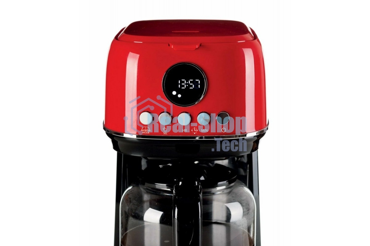 Кофеварка капельная Ariete 00M139600AR0 красный, молотый, 1,5 л. 900 Вт