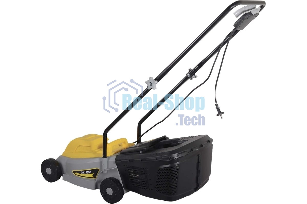 Газонокосилка электрическая Huter ELM-11А32 Grey, от сети, 1100 Вт