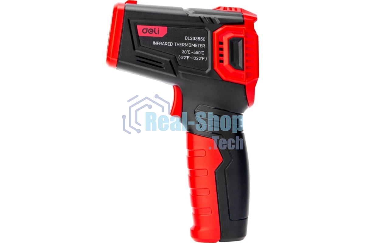 Инфракрасный пирометр (термометр) с цветным экраном Deli DL333550