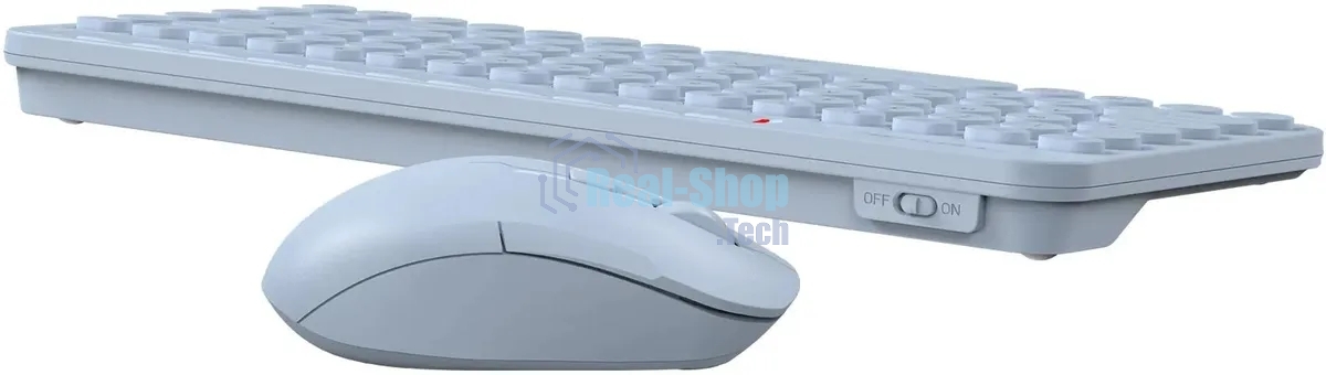 Комплект клавиатура + мышь A4Tech Fstyler FG3200 Air2 клав:синий мышь:синий USB беспроводная slim Multimedia