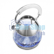 Чайник электрический BQ KT1737G стальной. Чайник, Мощность: 2200 Вт, Объем: 1.7 л