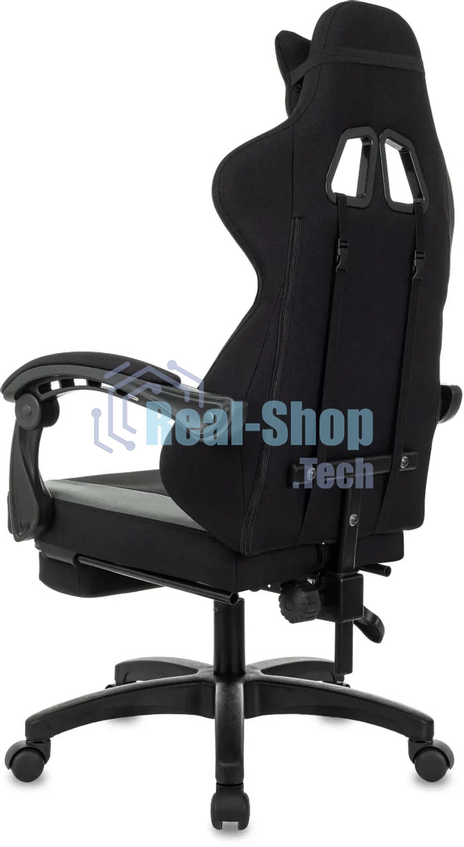 Кресло игровое Zombie Weaver черный/серый