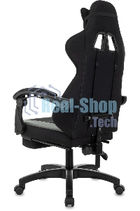 Кресло игровое Zombie Weaver черный/серый