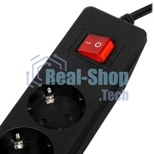 Сетевой фильтр SVEN Optima 1,8 м (6 розеток с защитными шторками) черный, цветная коробка