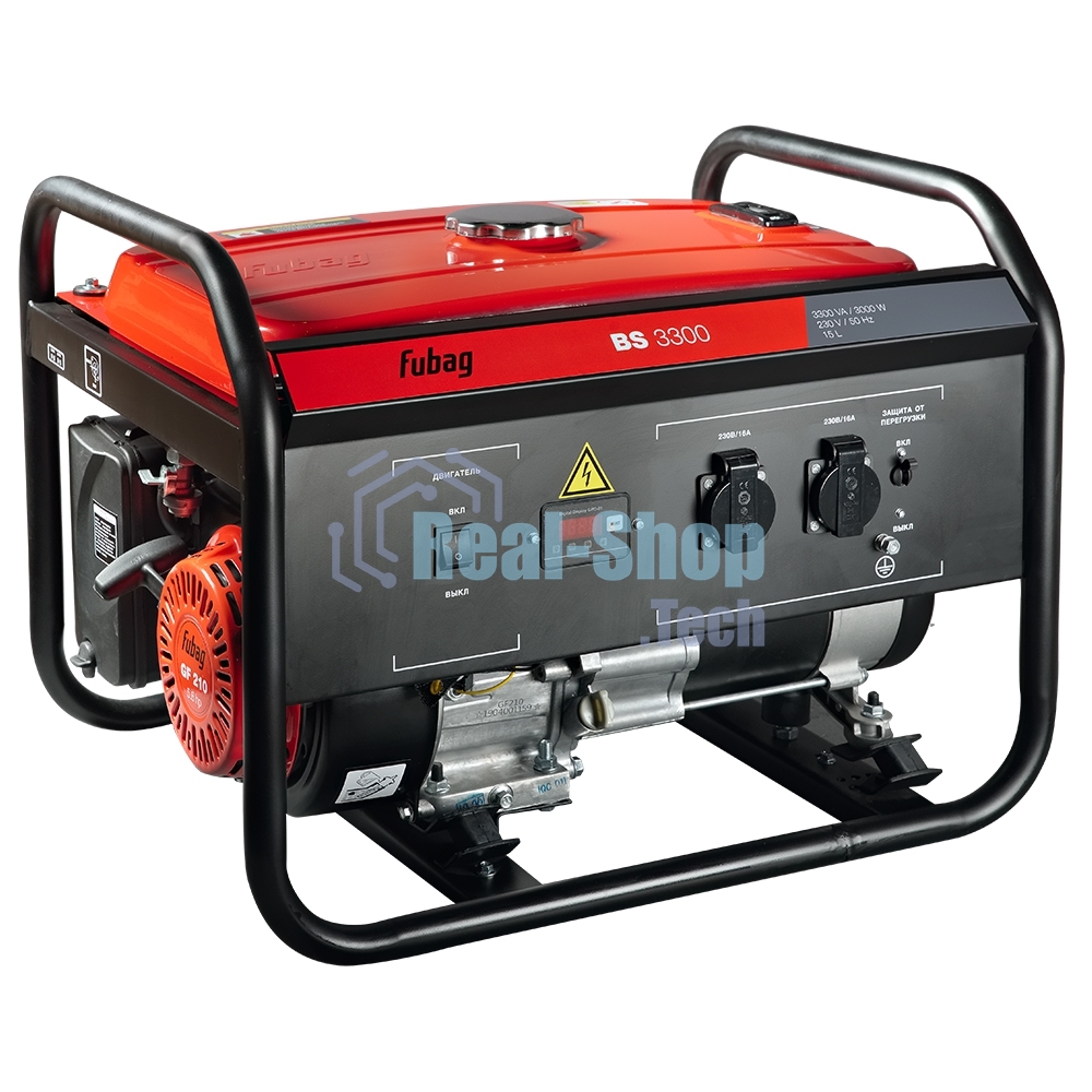 Электрогенератор бензиновый FUBAG BS 3300, 3.3 кВт, 74 дБ, 46.5 кг
