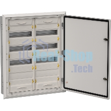 Корпус металлический IEK TITAN 5 ЩРв-96 (2х48) 755х625х130мм IP31 серый (одна дверь)