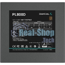 Блок питания Deepcool/GamerStorm PL800D (R-PL800D-FC0B-WDEU-V2), 800Вт, 80 PLUS Bronze, 120мм, черный