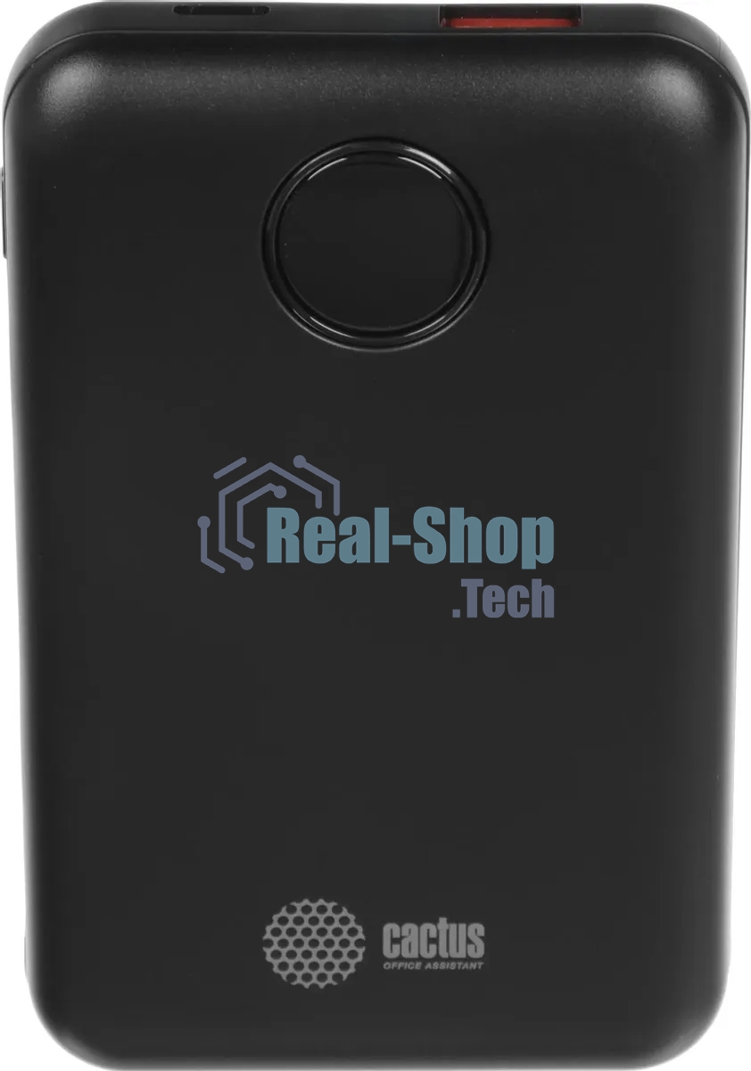 Портативный аккумулятор Cactus CS-PBFSOA-10000 10000mAh 22.5W 4.5A USB-A/USB-C черный
