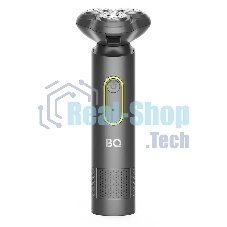 Электробритва BQ SV1002 Green-Gray. Мощность 5 Вт / Время зарядки 90 минут / Время беспроводной работы 60 минут / Влагозащита IPX6 / Мытье под водой / Портативная база для зарядки
