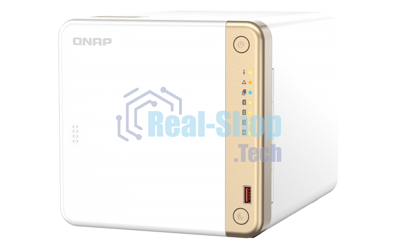 Сетевое хранилище NAS Qnap Original TS-462-4G 4-bay настольный Celeron N4505