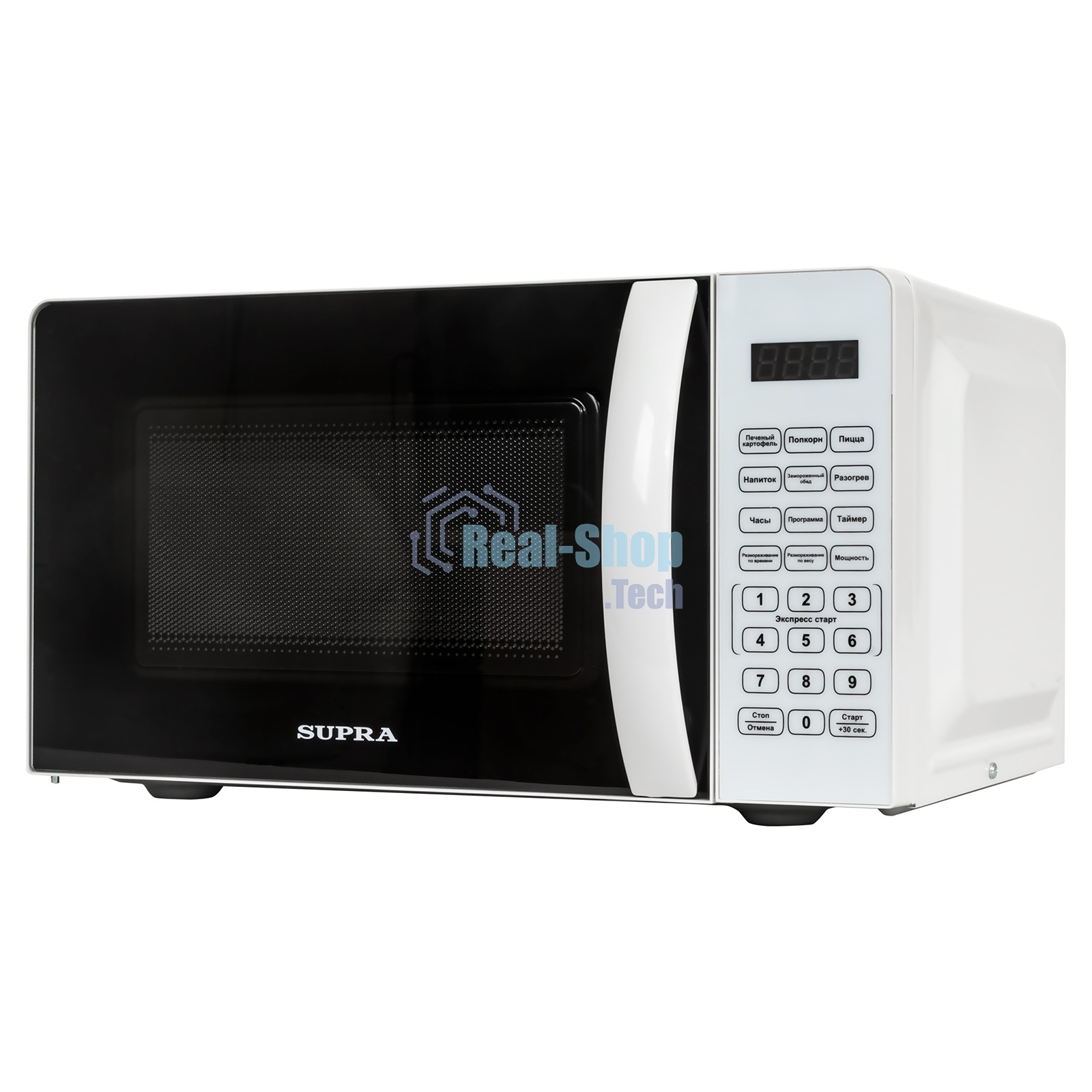 Микроволновая печь SUPRA 20SW25 белый, 20 л, 700 Вт, переключатели - сенсор