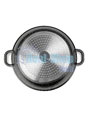 Сотейник Lara LR02-213 4.8 л, 32 см, литой алюминий, с крышкой