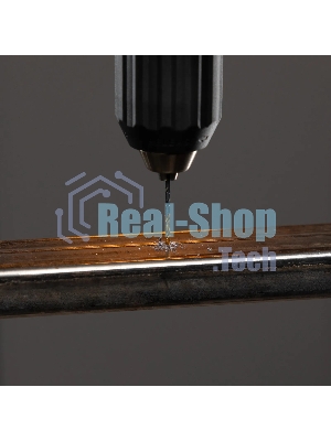 Сверло по металлу Denzel 2,5 мм, HSS-Tin, Golden Tip, 10 шт.