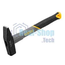 Молоток слесарный Denzel 400 г, кованый, фибергласовая рукоятка c TPR покрытием