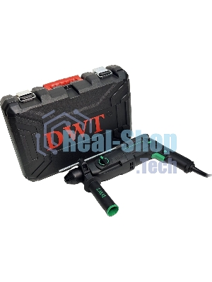 Перфоратор сетевой DWT SBHP08-26 BMC /800 Вт/3.7 Дж/до 5530 уд.в мин/до 1350 об.в мин/SDS-Plus/морозостойкий кабель/кейс/черный (SBHP08-26 BMC)